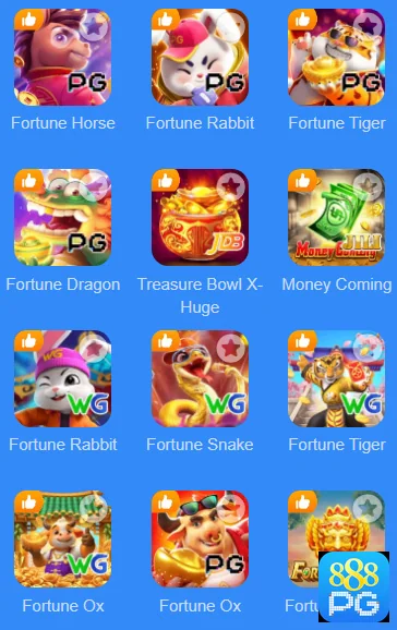 Jogos VIP são apresentados no 888pg com interfaces atraentes.